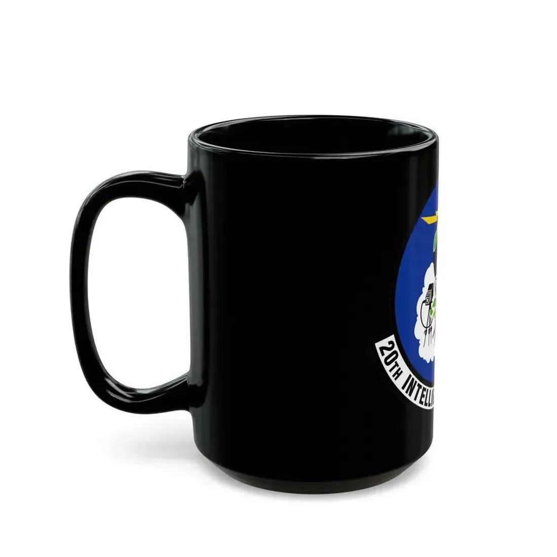 20 Intelligence Squadron ACC (U.S. Air Force) Black Coffee Mug - Go Mug Yourself