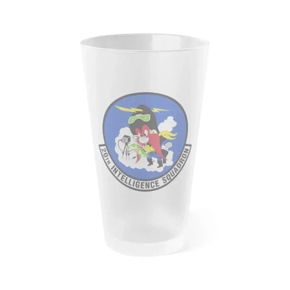 20 Intelligence Squadron ACC (U.S. Air Force) Frosted Pint Glass 16oz 16oz Frosted - Go Mug Yourself
