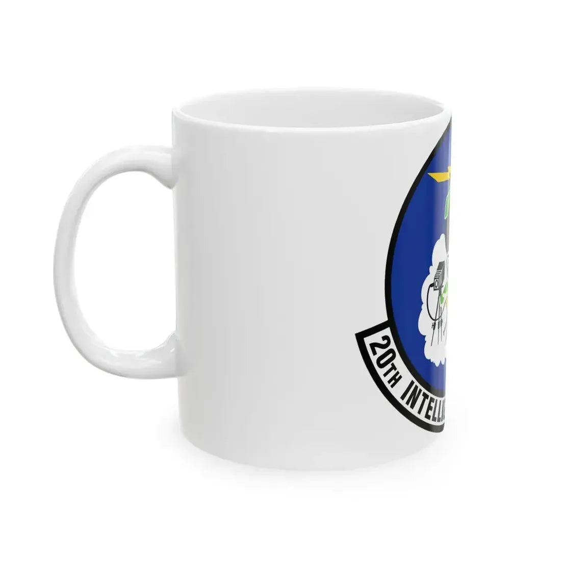 20 Intelligence Squadron ACC (U.S. Air Force) White Coffee Mug - Go Mug Yourself