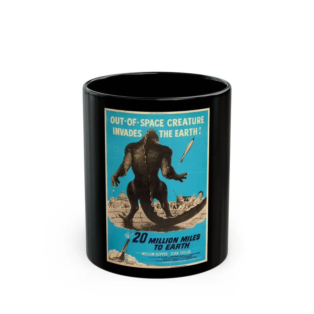 20 MILLION MILES TO EARTH (5) Movie Poster - Black Coffee Mug-11oz-Go Mug Yourself