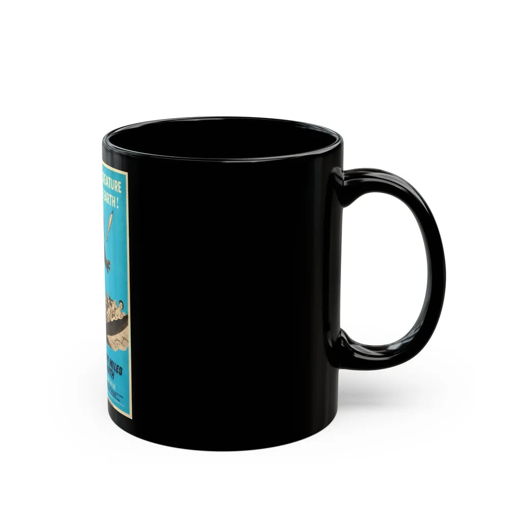 20 MILLION MILES TO EARTH (5) Movie Poster - Black Coffee Mug-Go Mug Yourself