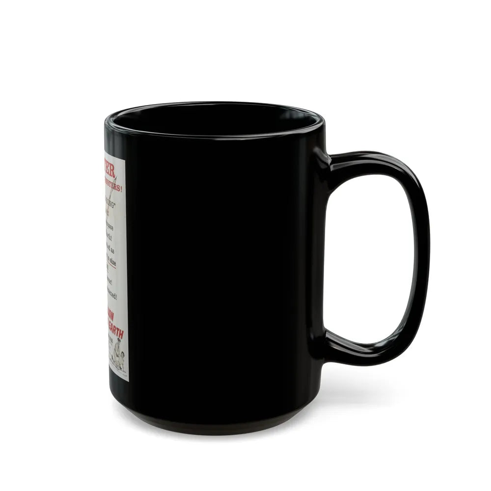 20 MILLION MILES TO EARTH (TEASER) 1957 Movie Poster - Black Coffee Mug-Go Mug Yourself