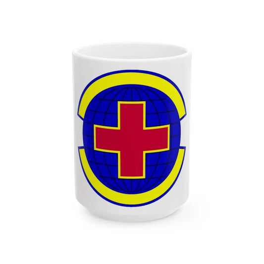 20 Operational Medical Readiness Squadron ACC (U.S. Air Force) White Coffee Mug-15oz-Go Mug Yourself