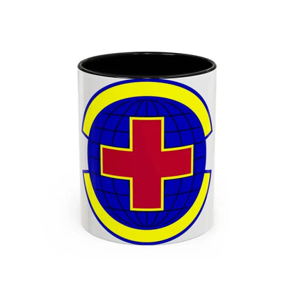 20 Operational Medical Readiness Squadron ACC (U.S. Air Force) Accent Coffee Mug 11oz Black - Go Mug Yourself