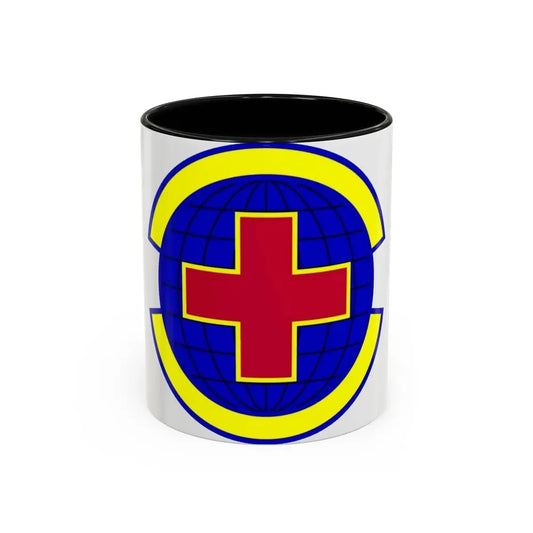 20 Operational Medical Readiness Squadron ACC (U.S. Air Force) Accent Coffee Mug 11oz Black - Go Mug Yourself