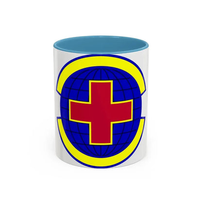 20 Operational Medical Readiness Squadron ACC (U.S. Air Force) Accent Coffee Mug 11oz Light Blue - Go Mug Yourself