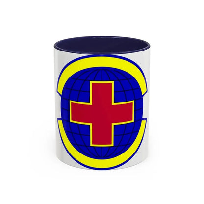 20 Operational Medical Readiness Squadron ACC (U.S. Air Force) Accent Coffee Mug 11oz Navy - Go Mug Yourself