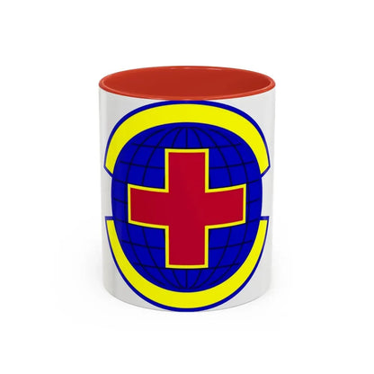 20 Operational Medical Readiness Squadron ACC (U.S. Air Force) Accent Coffee Mug 11oz Red - Go Mug Yourself