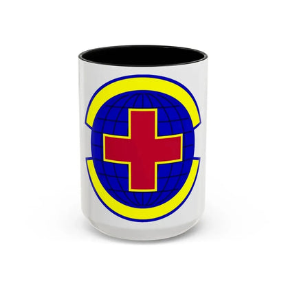 20 Operational Medical Readiness Squadron ACC (U.S. Air Force) Accent Coffee Mug 15oz Black - Go Mug Yourself
