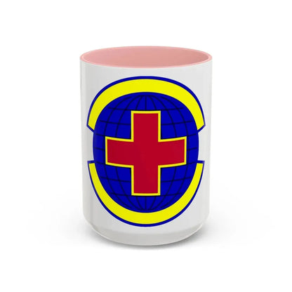 20 Operational Medical Readiness Squadron ACC (U.S. Air Force) Accent Coffee Mug 15oz Pink - Go Mug Yourself