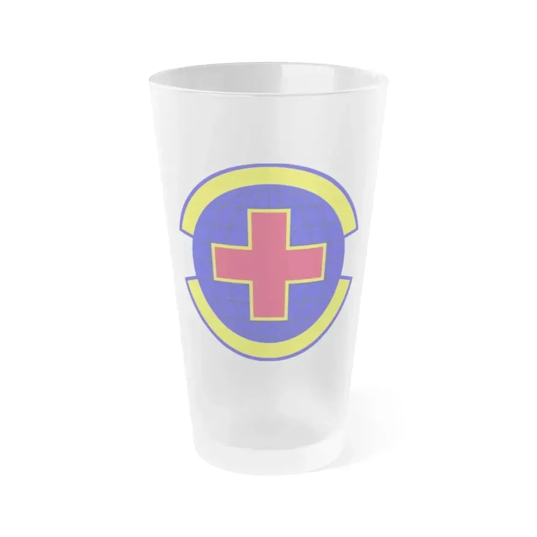 20 Operational Medical Readiness Squadron ACC (U.S. Air Force) Frosted Pint Glass 16oz 16oz Frosted - Go Mug Yourself