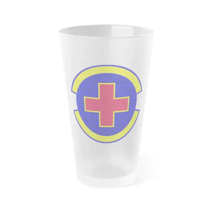20 Operational Medical Readiness Squadron ACC (U.S. Air Force) Frosted Pint Glass 16oz 16oz Frosted - Go Mug Yourself