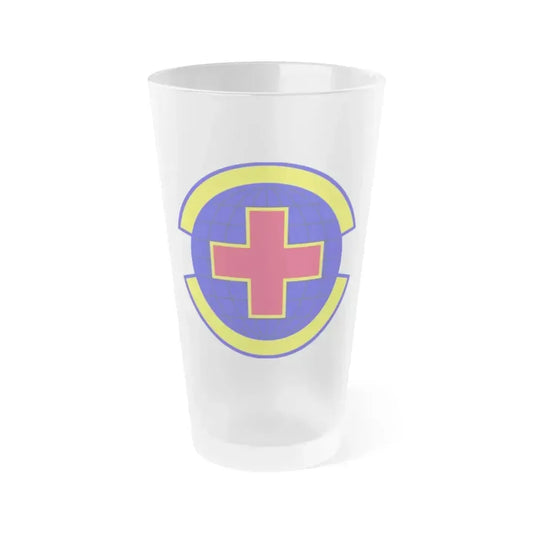 20 Operational Medical Readiness Squadron ACC (U.S. Air Force) Frosted Pint Glass 16oz 16oz Frosted - Go Mug Yourself