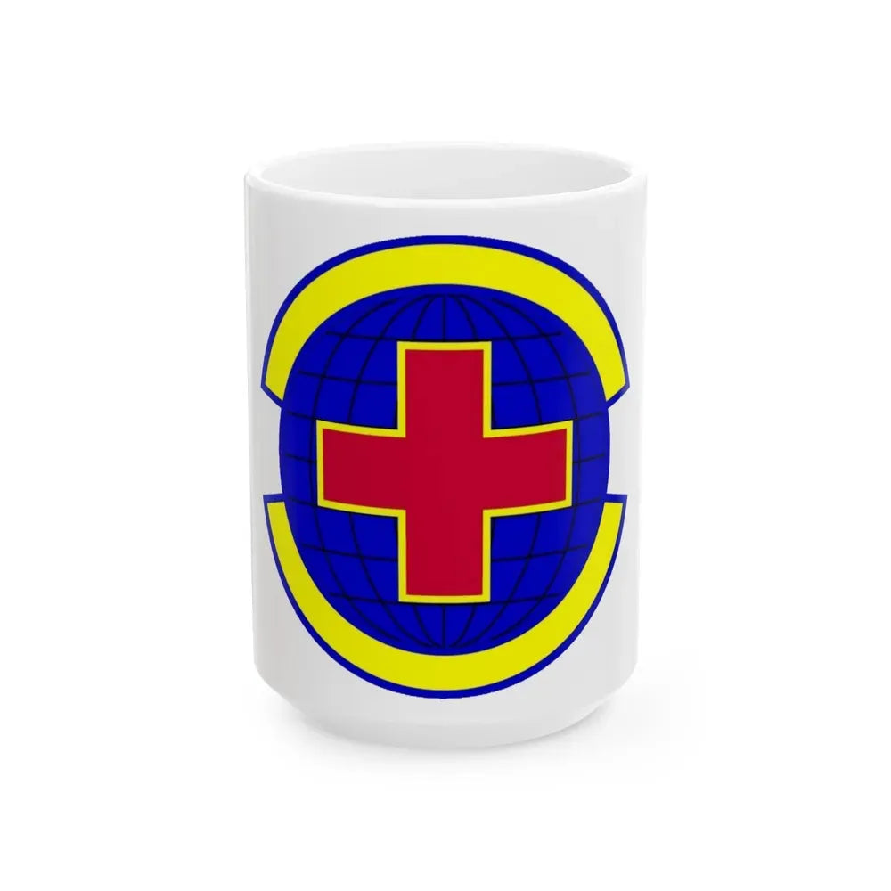 20 Operational Medical Readiness Squadron ACC (U.S. Air Force) White Coffee Mug 15oz - Go Mug Yourself