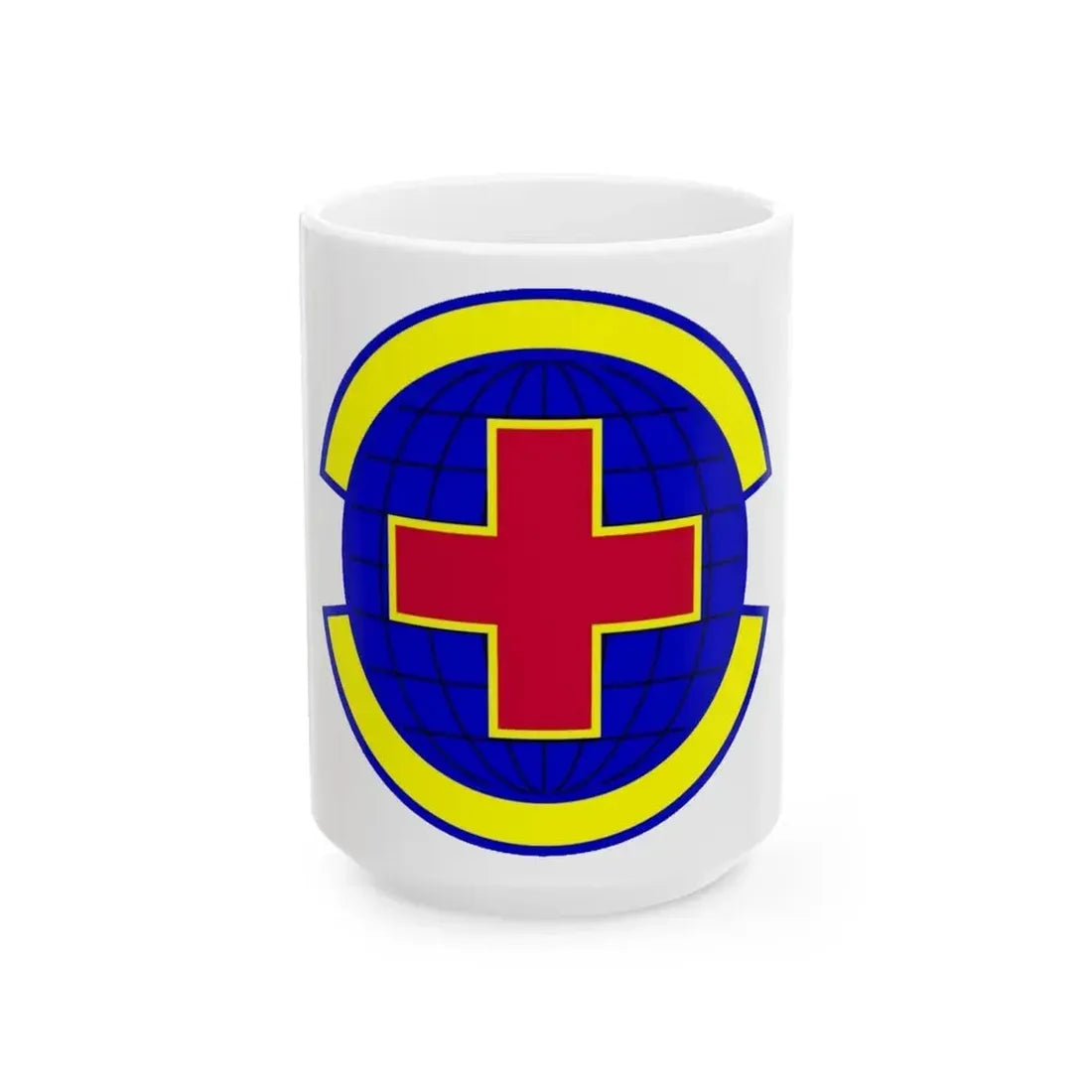 20 Operational Medical Readiness Squadron ACC (U.S. Air Force) White Coffee Mug 15oz - Go Mug Yourself