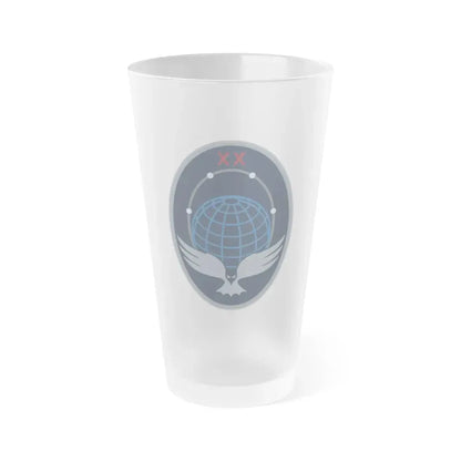 20 Space Surveillance Squadron (U.S. Space Force) Frosted Pint Glass 16oz Default Title - Go Mug Yourself