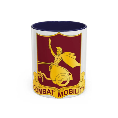 20 Transportation Battalion (U.S. Army) Accent Coffee Mug-11oz-Navy-Go Mug Yourself