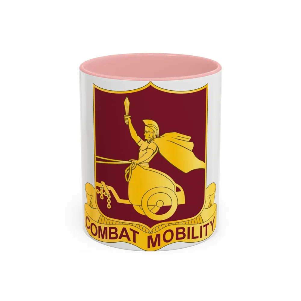 20 Transportation Battalion (U.S. Army) Accent Coffee Mug-11oz-Pink-Go Mug Yourself