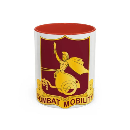 20 Transportation Battalion (U.S. Army) Accent Coffee Mug 11oz Red - Go Mug Yourself