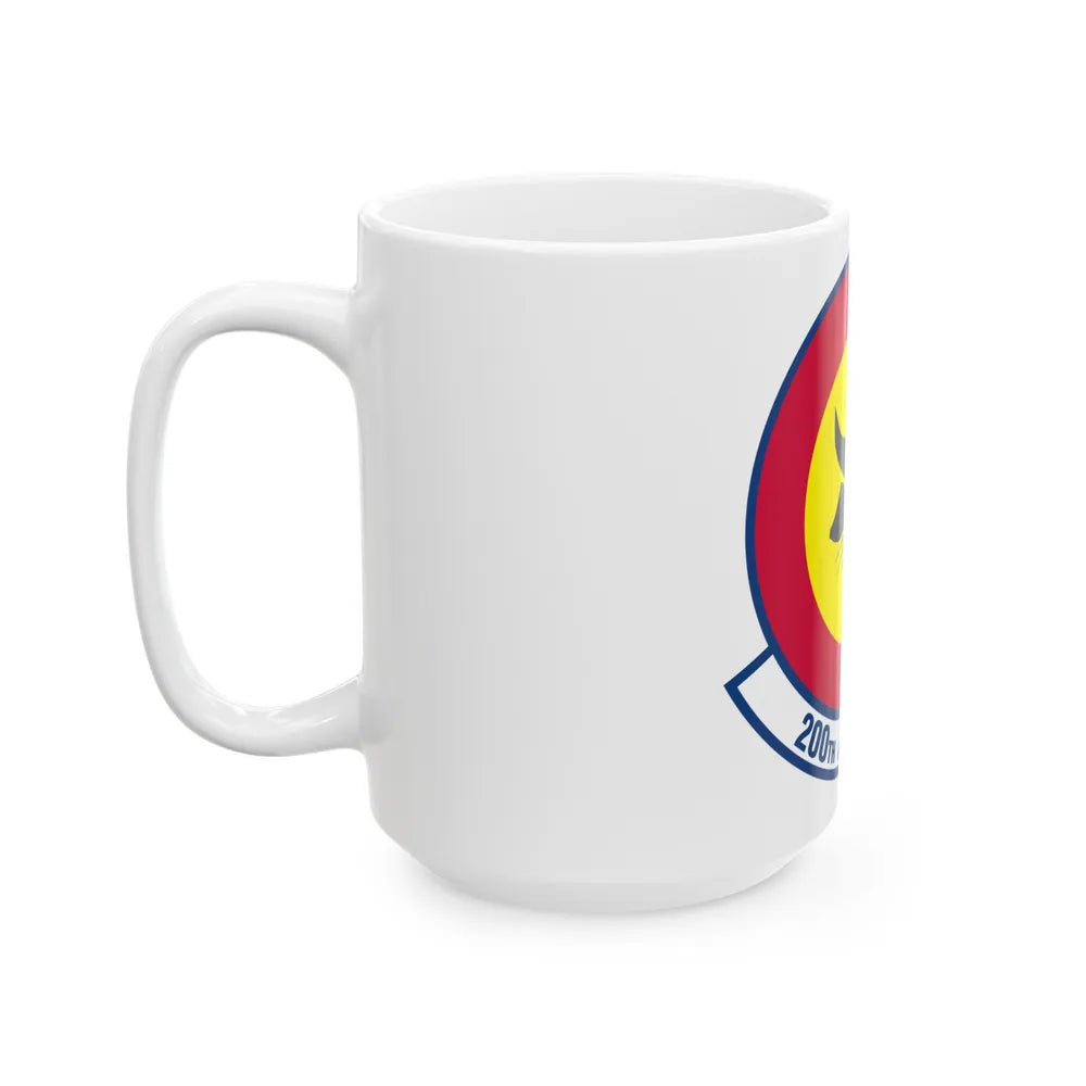 200 Airlift Squadron (U.S. Air Force) White Coffee Mug-Go Mug Yourself