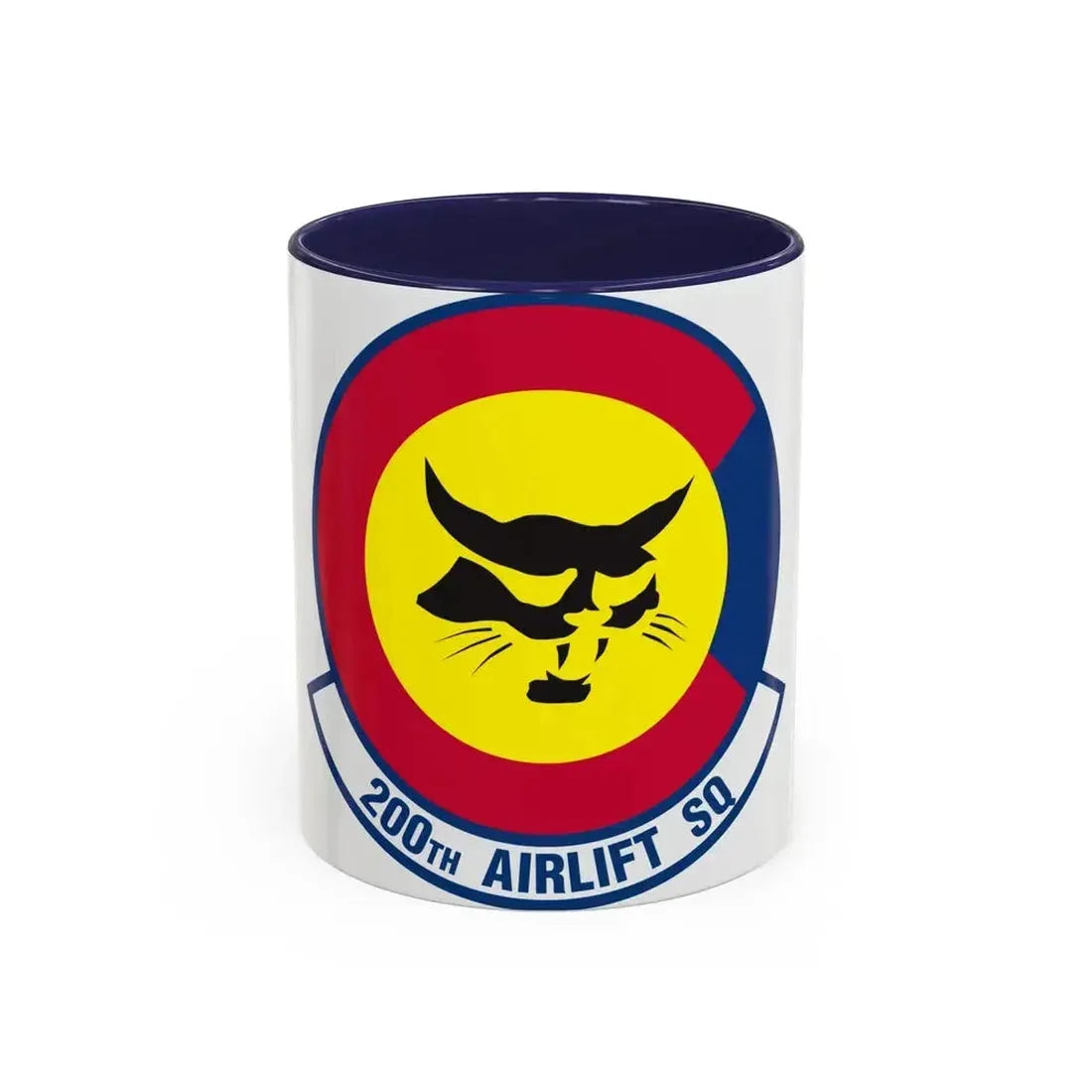 200 Airlift Squadron (U.S. Air Force) Accent Coffee Mug 11oz Navy - Go Mug Yourself