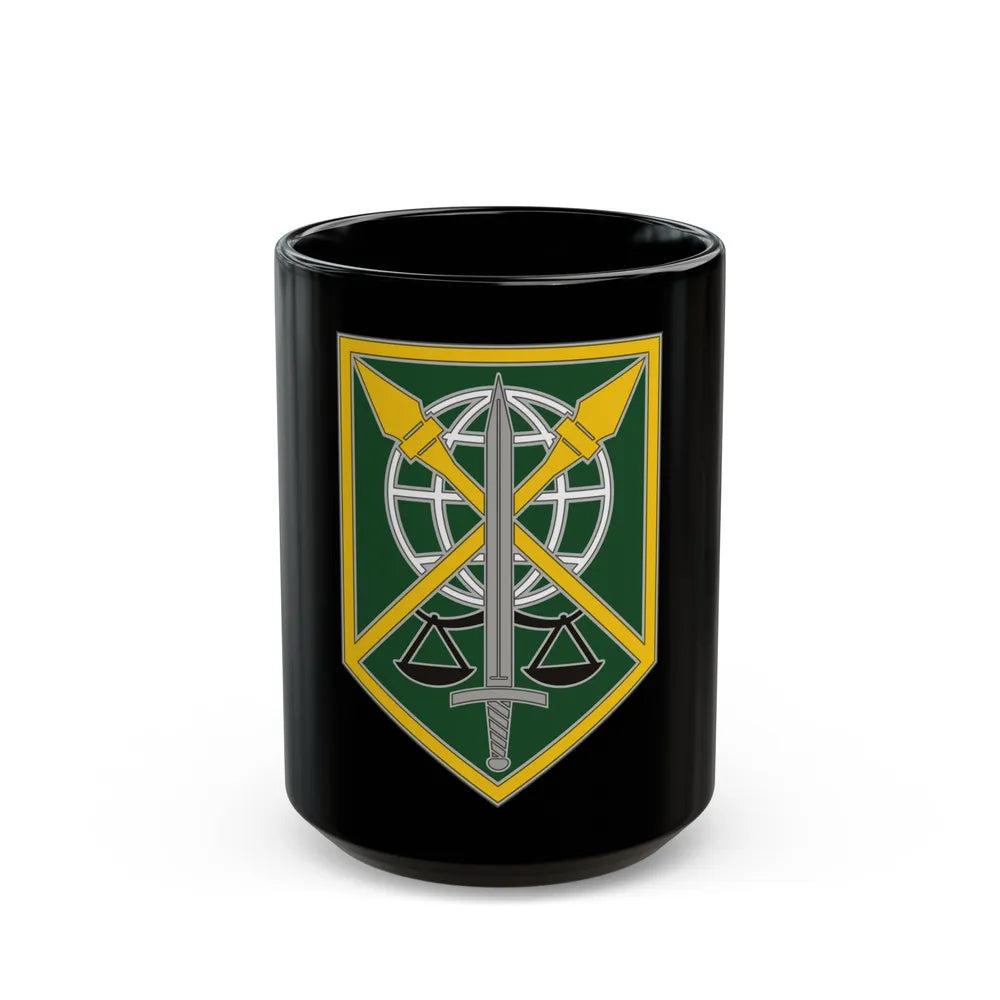 200 Military Police Command (U.S. Army) Black Coffee Mug-15oz-Go Mug Yourself