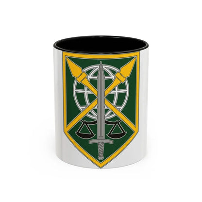 200 Military Police Command (U.S. Army) Accent Coffee Mug 11oz Black - Go Mug Yourself