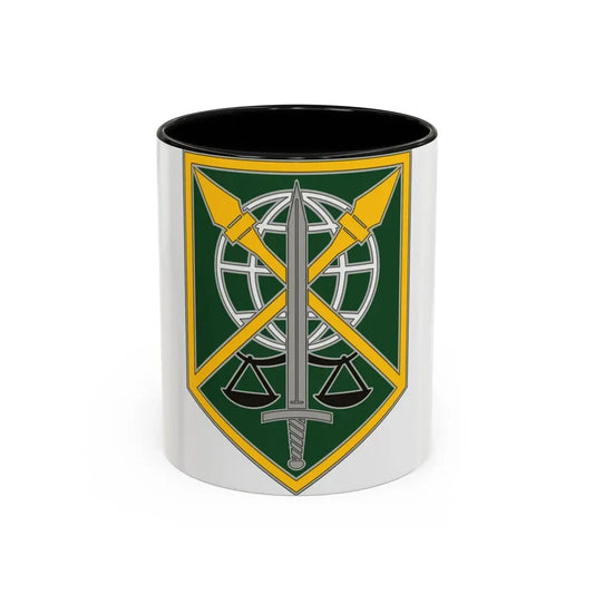 200 Military Police Command (U.S. Army) Accent Coffee Mug 11oz Black - Go Mug Yourself
