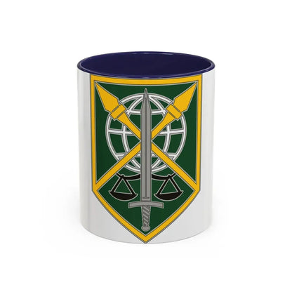 200 Military Police Command (U.S. Army) Accent Coffee Mug 11oz Navy - Go Mug Yourself