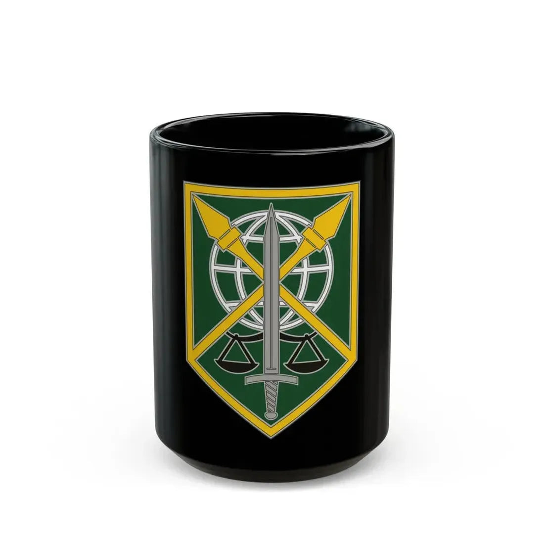 200 Military Police Command (U.S. Army) Black Coffee Mug 15oz - Go Mug Yourself
