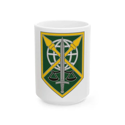 200 Military Police Command (U.S. Army) White Coffee Mug 15oz - Go Mug Yourself