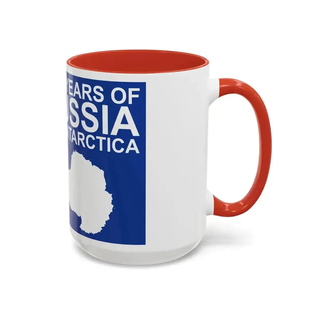 200 Years of Russia in Antarctica Commemorative - Accent Coffee Mug - Go Mug Yourself