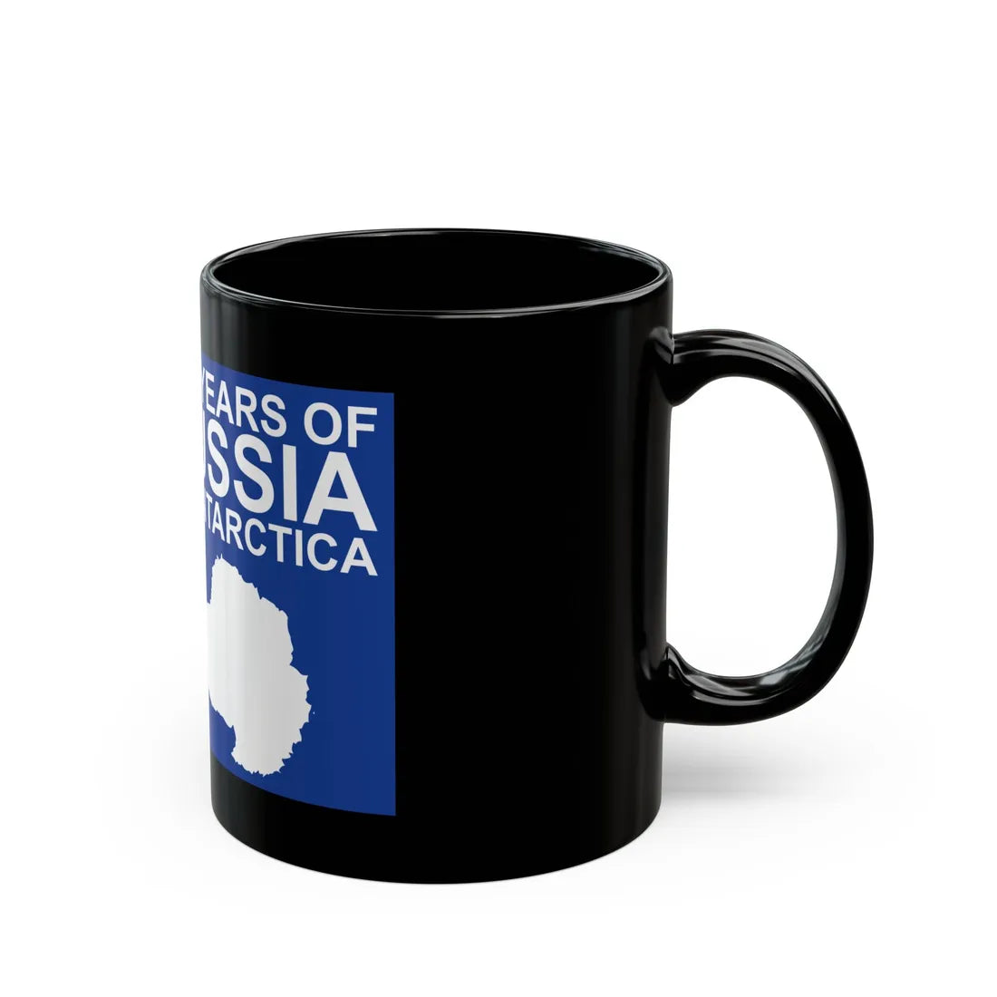 200 Years of Russia in Antarctica Commemorative - Black Coffee Mug - Go Mug Yourself