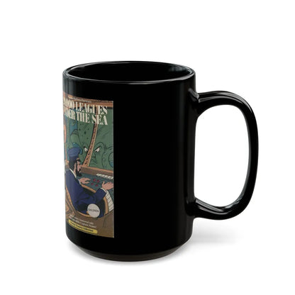 20000 LEAGUES UNDER THE SEA CARTOON HANNA BARBARA (VHS COVER) - Black Coffee Mug-Go Mug Yourself