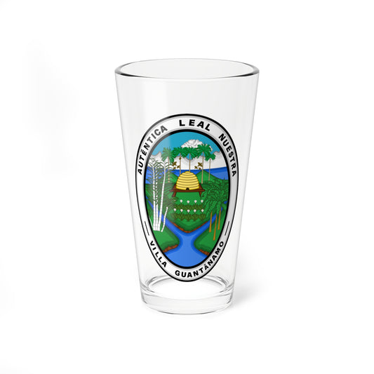 Seal of the Province of Guantánamo Cuba (Cuba) (Coat of Arms) Pint Glass 16oz