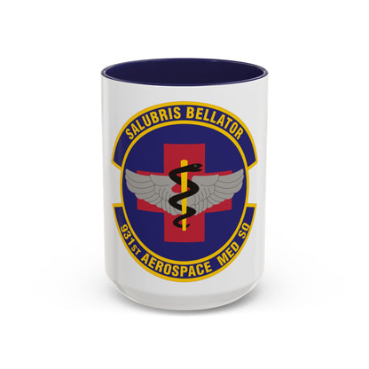 931 Aerospace Medicine Squadron AFRC (U.S. Air Force) Accent Coffee Mug