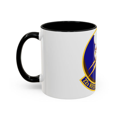 22d Reconnaissance Squadron (U.S. Air Force) Accent Coffee Mug