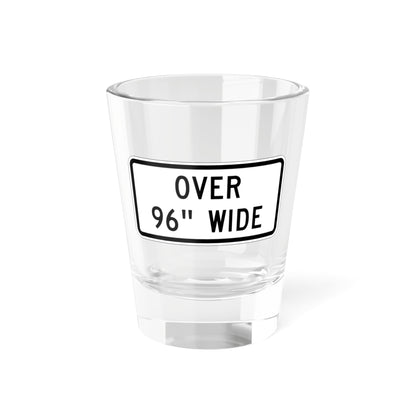 MUTCD-CA R20D-3 (California) (Road Sign) Shot Glass 1.5oz
