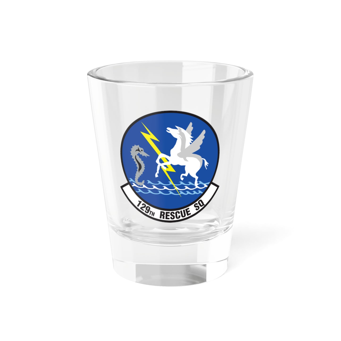 129 Rescue Squadron (U.S. Air Force) Shot Glass 1.5oz