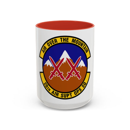 20 Air Support Operations Squadron ACC (U.S. Air Force) Accent Coffee Mug