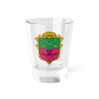 Герб Запорожья 2003 года (Ukraine) (Coat of Arms) Shot Glass 1.5oz 1.5oz - Go Mug Yourself