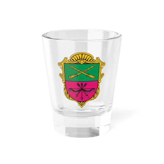 Герб Запорожья 2003 года (Ukraine) (Coat of Arms) Shot Glass 1.5oz 1.5oz - Go Mug Yourself