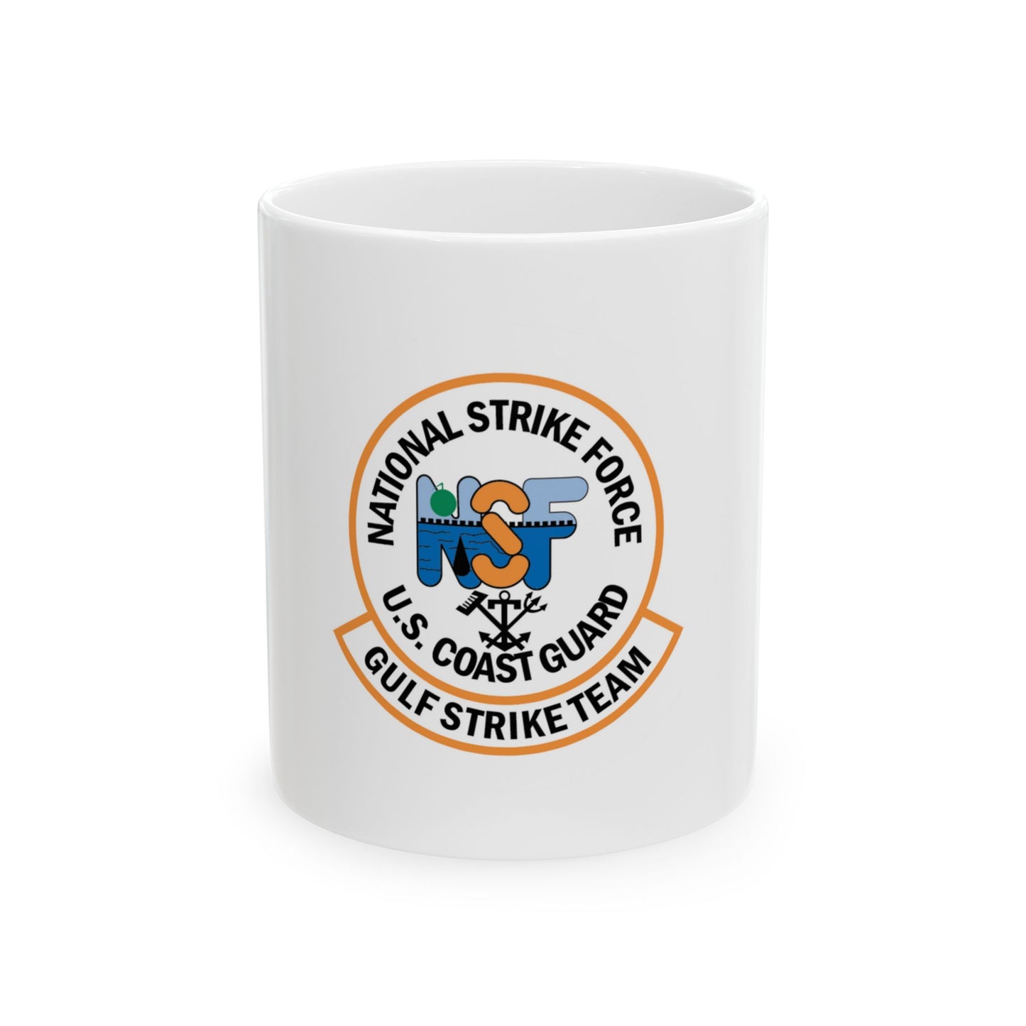 USCG Gulf Strike Team NSF (U.S. Coast Guard) White Coffee Mug