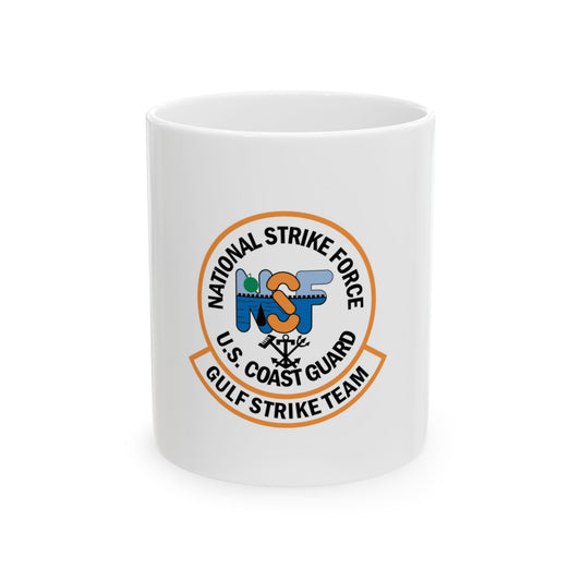 USCG Gulf Strike Team NSF (U.S. Coast Guard) White Coffee Mug