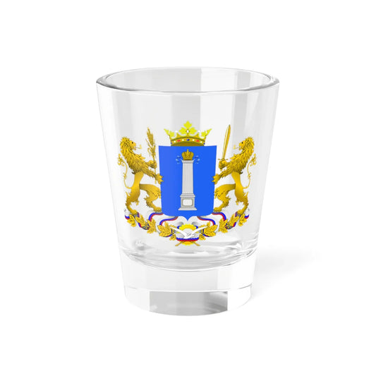 Герб Ульяновской области 2004 (Russia) (Coat of Arms) Shot Glass 1.5oz 1.5oz - Go Mug Yourself