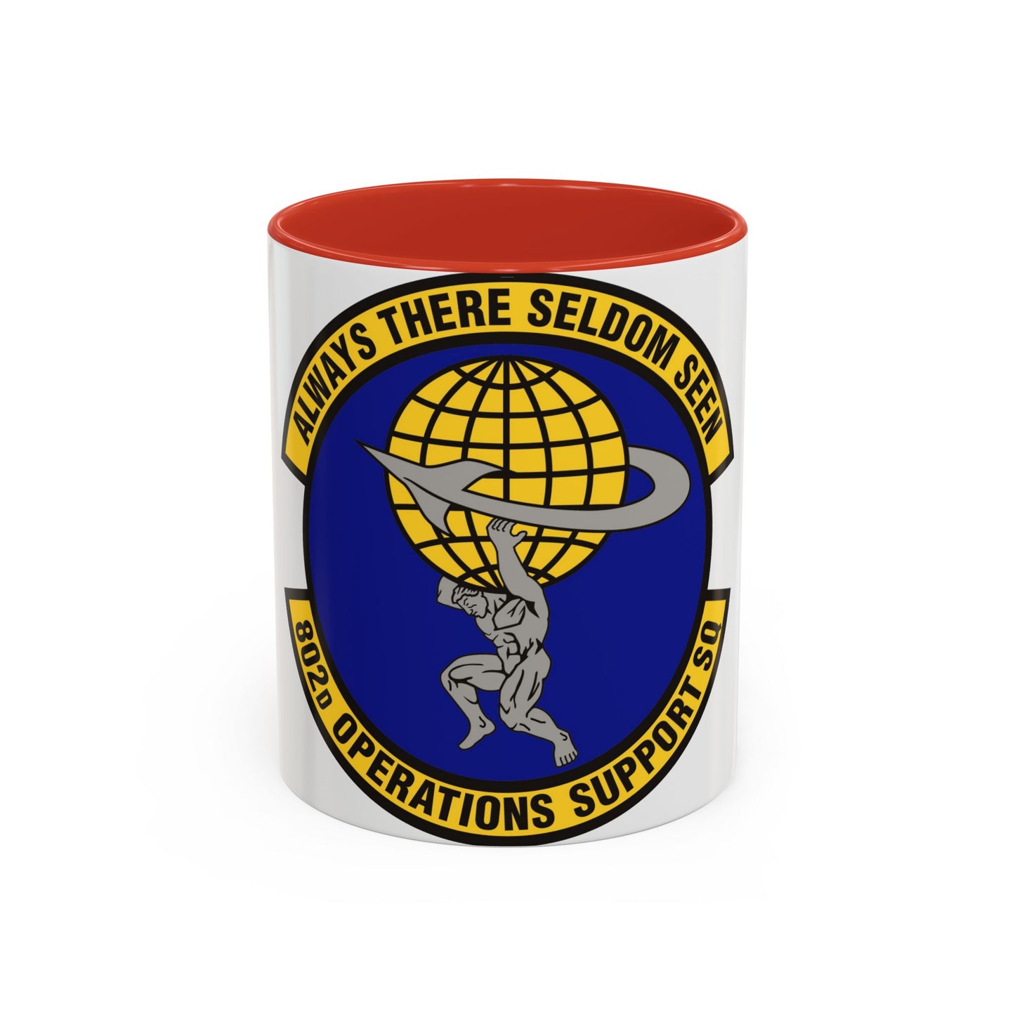 802d Operations Support Squadron (U.S. Air Force) Accent Coffee Mug