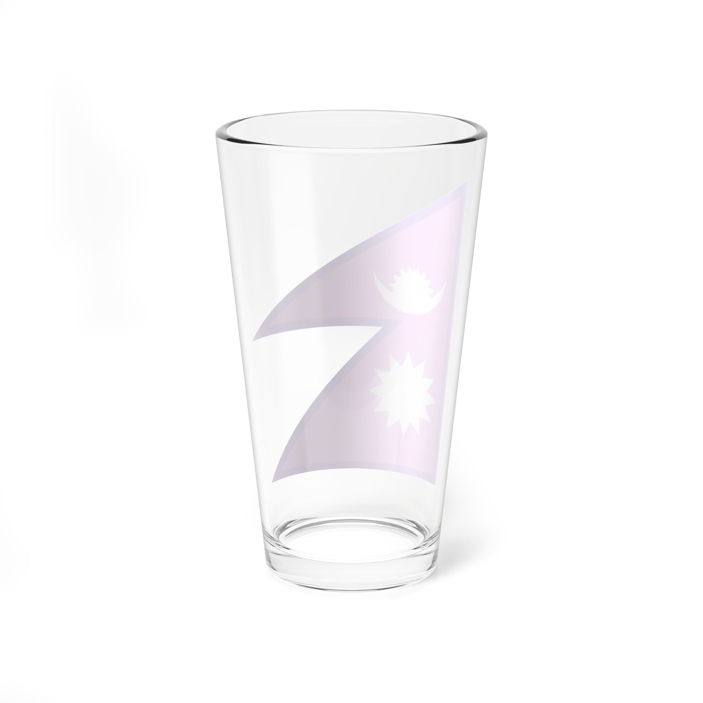 Bisexual Pride Flag of Nepal (Nepal) Pint Glass 16oz