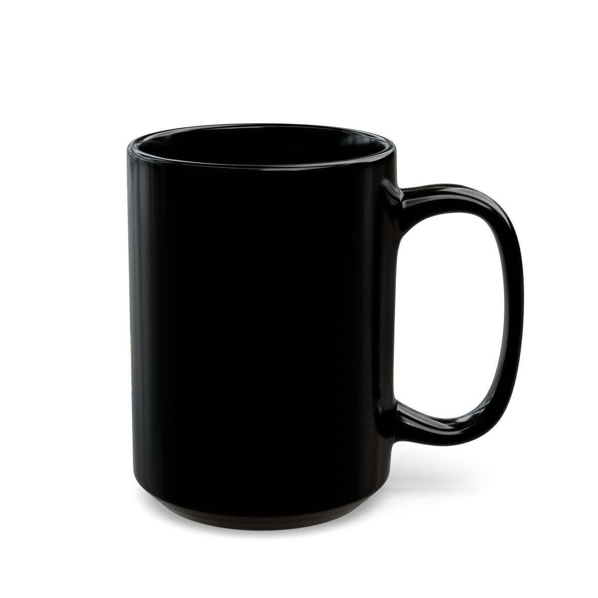 Portrait Of Abraham Lincoln Attached To Black Ribbon (U.S. Civil War) Black Coffee Mug