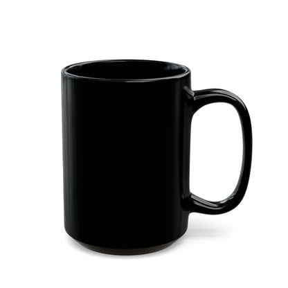 Portrait Of Abraham Lincoln Attached To Black Ribbon (U.S. Civil War) Black Coffee Mug