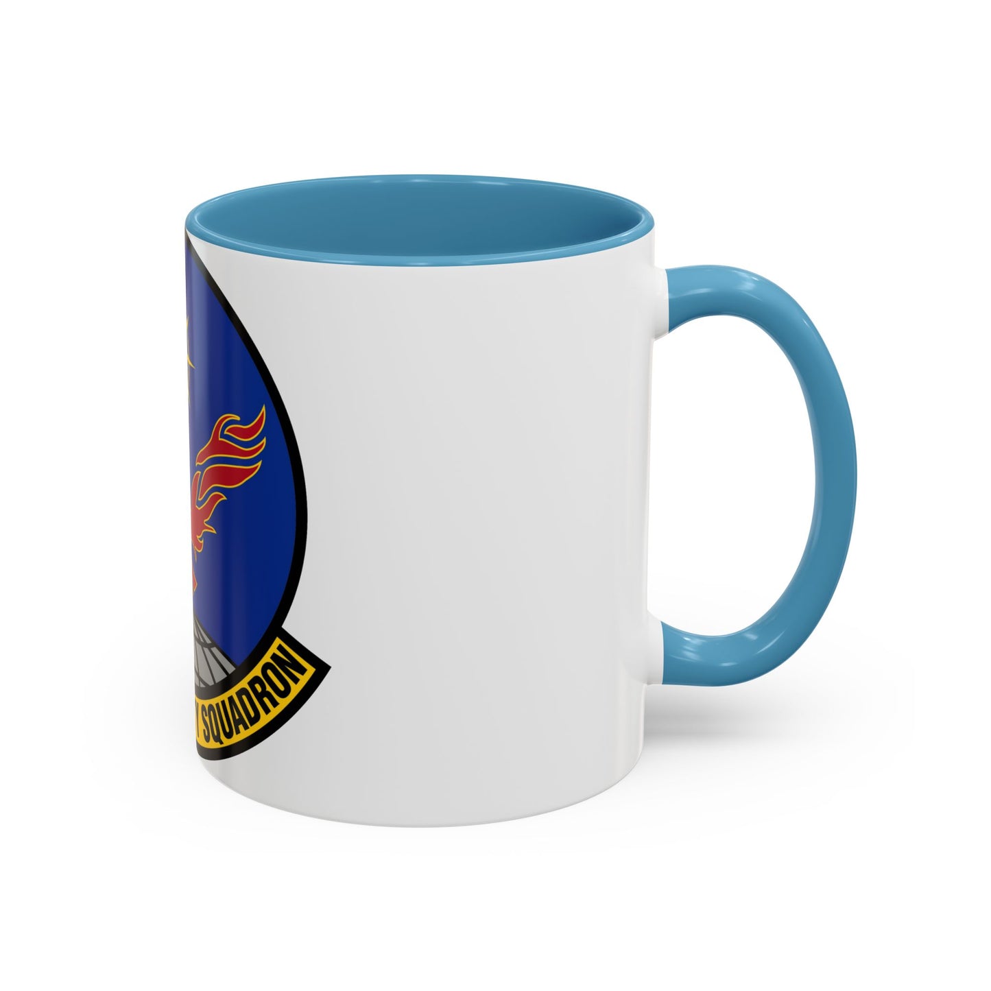 43 Air Mobility Squadron AMC (U.S. Air Force) Accent Coffee Mug